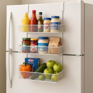 Over-the-Door Fridge Organizer - No Drilling Needed