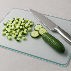 Glass Cutting Board - Modern & Easy-Clean Prep Surface