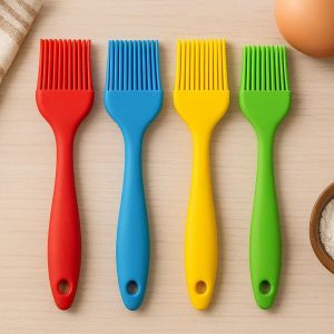 Color-Coded Silicone Brushes - Organized Baking for Families